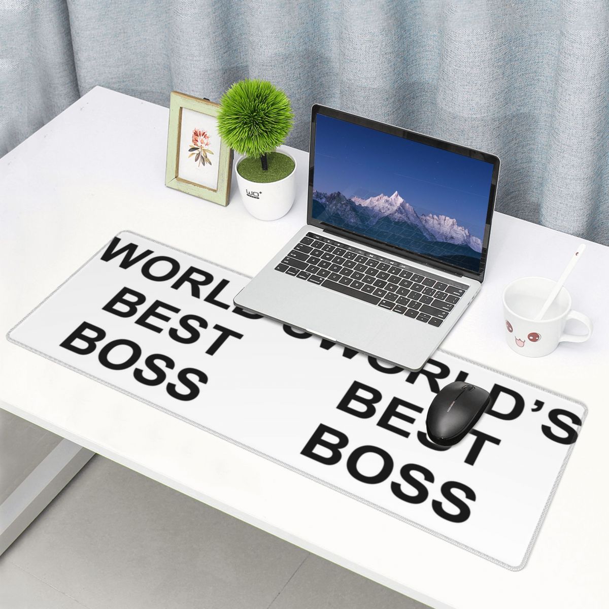 Gaming Accessories Best - Large Mouse Pad World's Best Boss