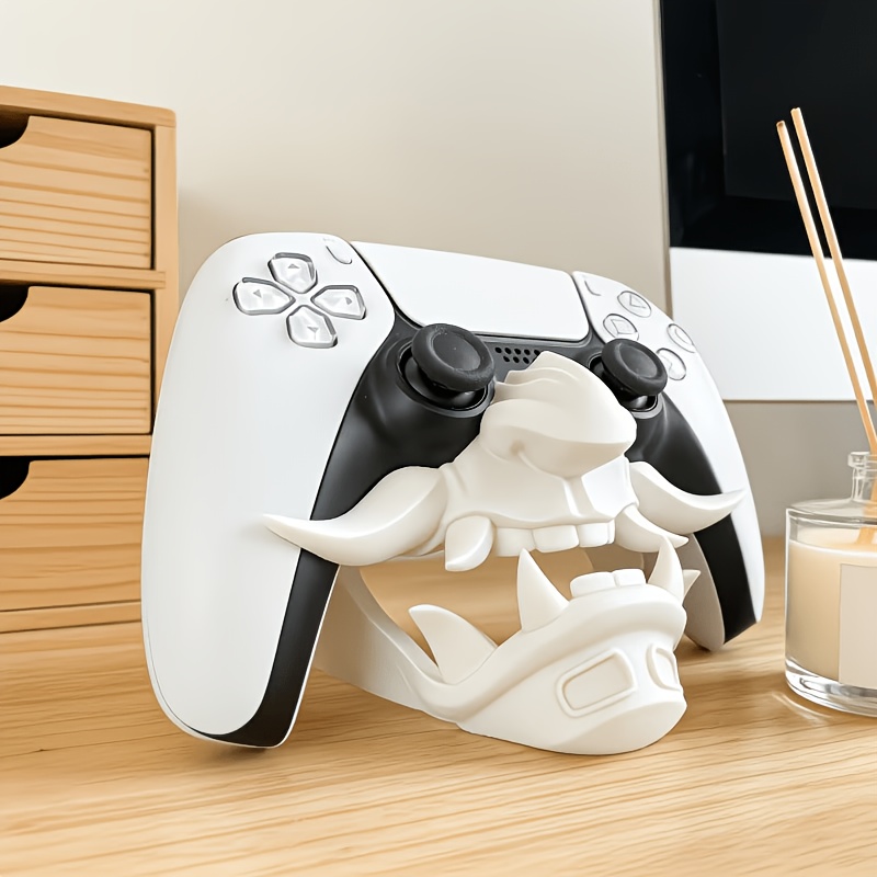Gaming Accessories Organizer - Demon Face PS5 Controller Bracket –