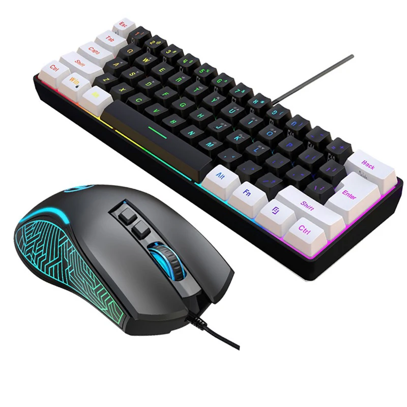 Keyboard and Mouse 60% Compute - Gaming Accessories Combo ulasan dan harga