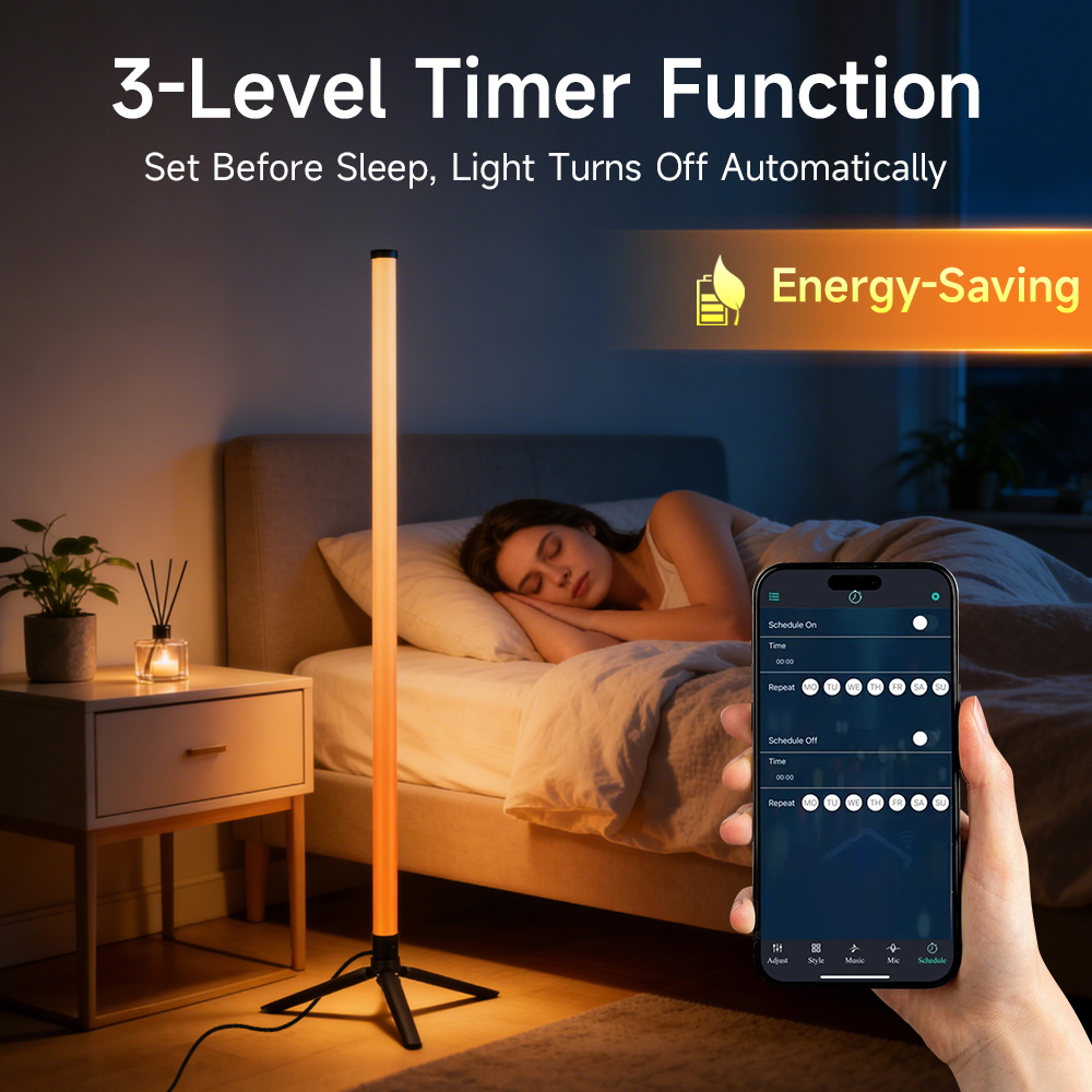 Smart LED Floor Lamp RGB Remot - Gaming Accessories Led ulasan dan harga