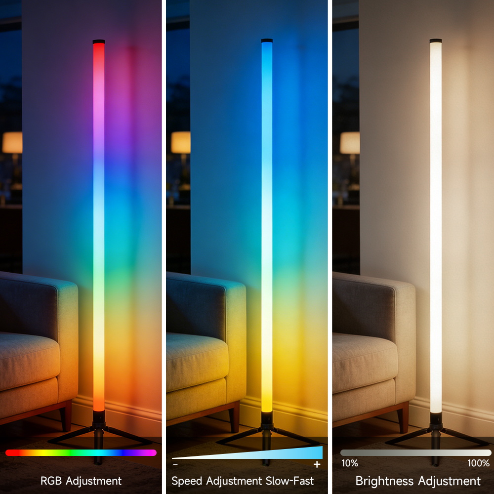 Smart LED Floor Lamp RGB Remot - Gaming Accessories Led ulasan dan harga