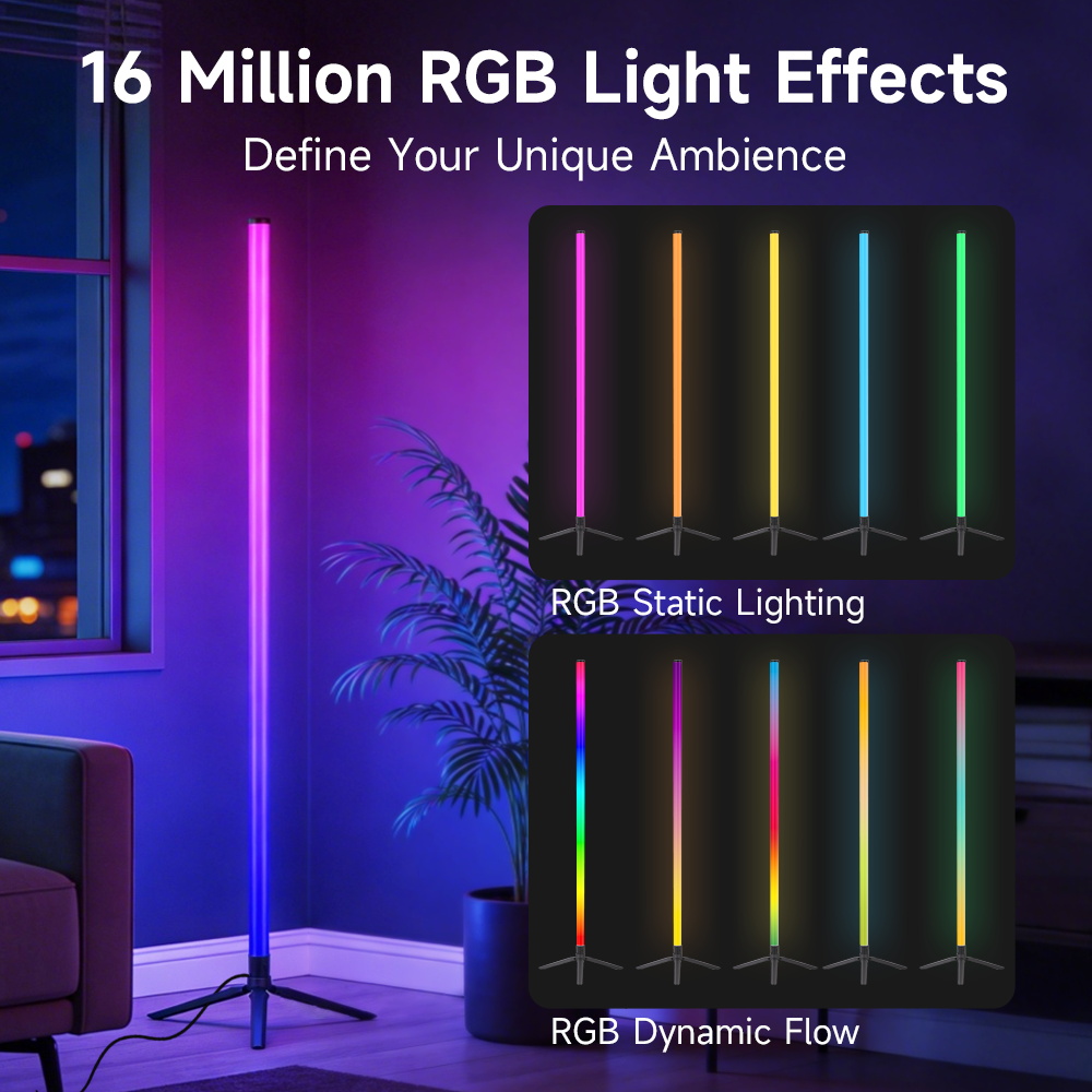 Smart LED Floor Lamp RGB Remot - Gaming Accessories Led ulasan dan harga