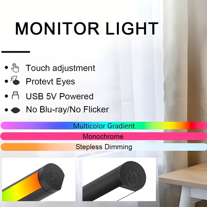 Monitor Light Bar LED Computer - Gaming Accessories Led ulasan dan harga