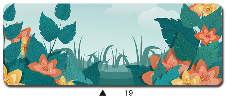 tropical plant mouse pad gamer - Gaming Accessories Best ulasan dan harga