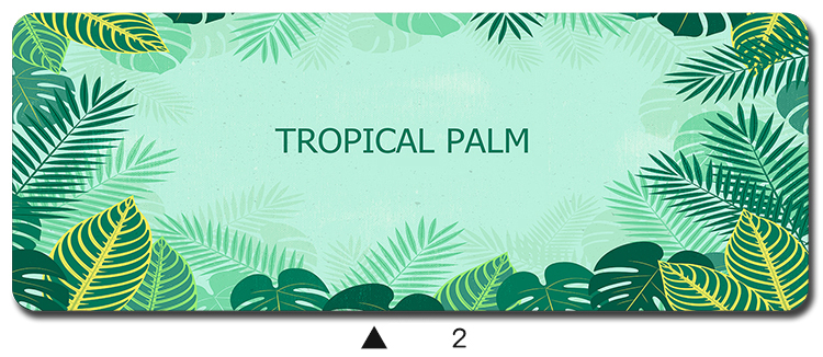tropical plant mouse pad gamer - Gaming Accessories Best ulasan dan harga