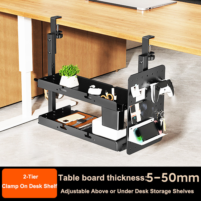 Clamp-on 14 inch Above Below D - Gaming Accessories Organizer ulasan dan harga