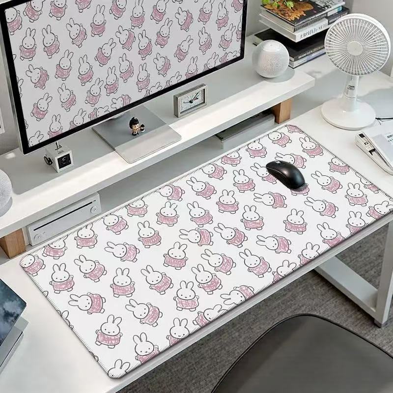 Cute Miffy Rabbit Large Mouse  - Gaming Accessories Kawaii ulasan dan harga