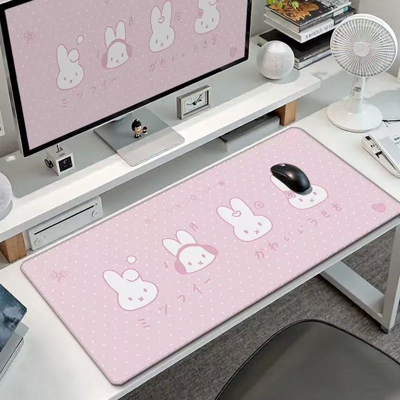 Cute Miffy Rabbit Large Mouse  - Gaming Accessories Kawaii ulasan dan harga