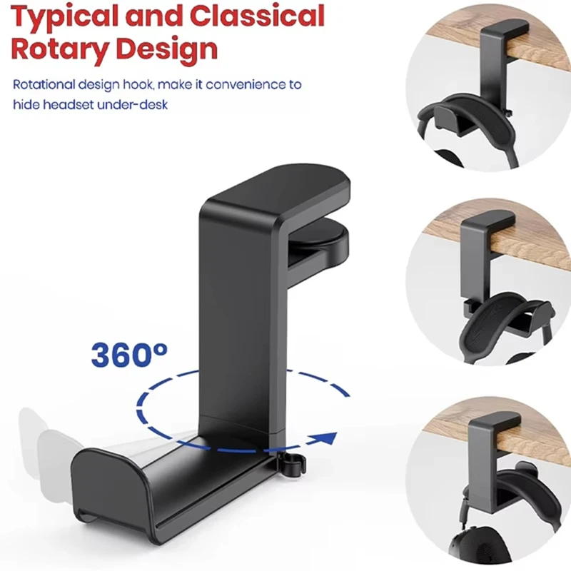 360° Rotating Headphone Stand  - Gaming Accessories Sale ulasan dan harga