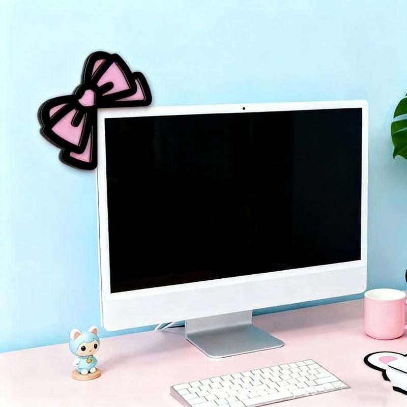 New 1/2Pcs Wooden Bowknot PC A - Gaming Accessories Kawaii ulasan dan harga