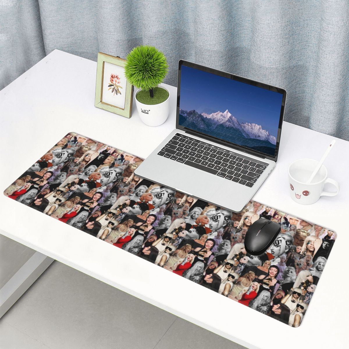 Large Mouse Pad Drawing Lady G - Gaming Accessories Drawing ulasan dan harga