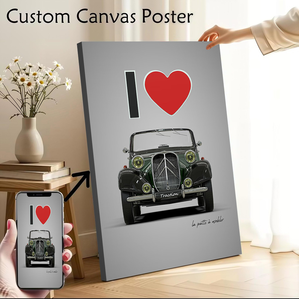 I Love Traction Printed Canvas - Gaming Accessories Wall ulasan dan harga
