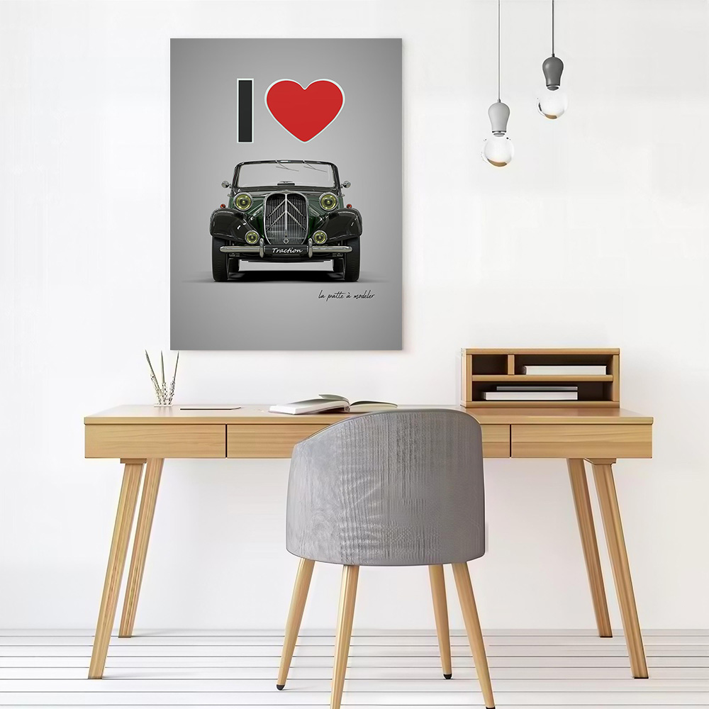 I Love Traction Printed Canvas - Gaming Accessories Wall ulasan dan harga