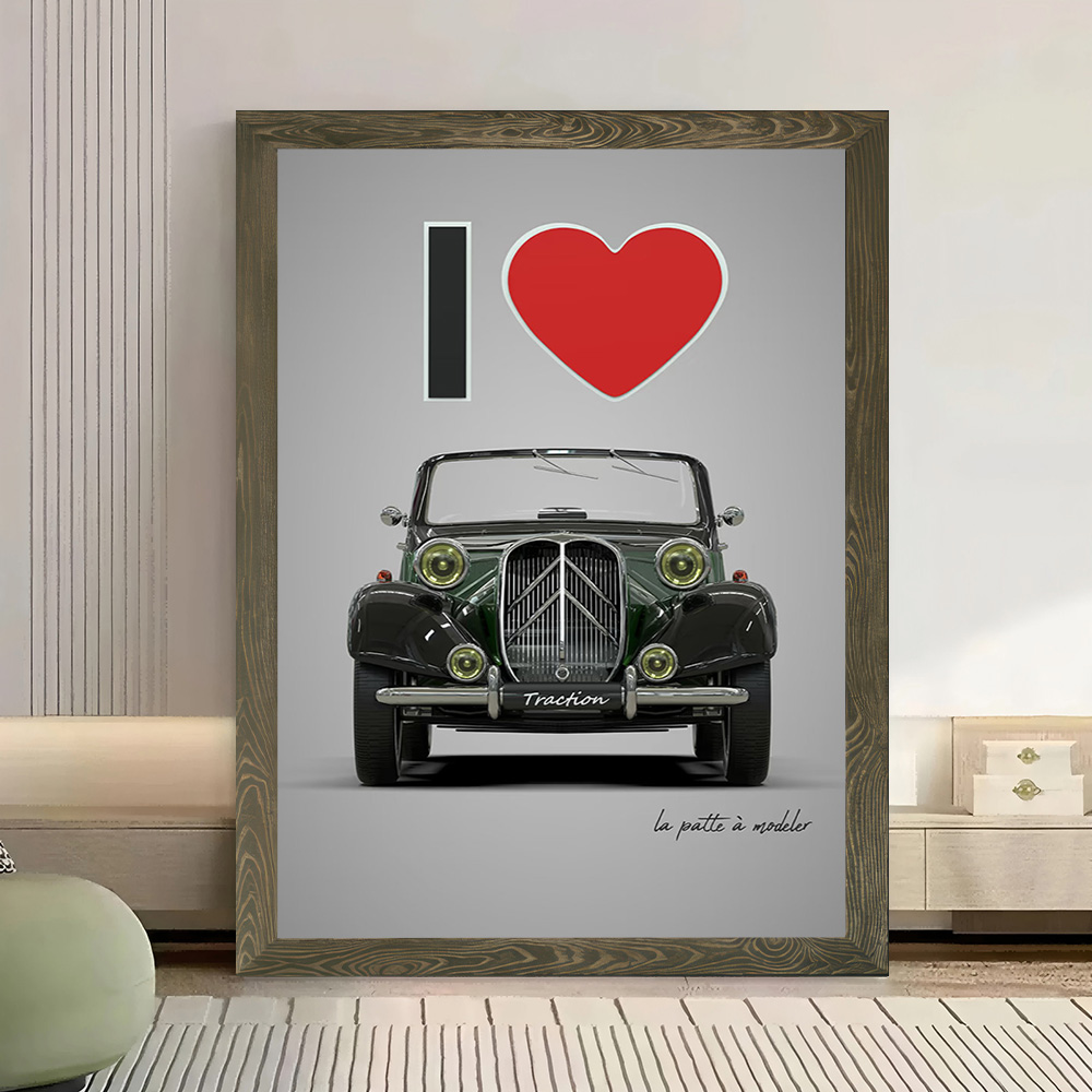 I Love Traction Printed Canvas - Gaming Accessories Wall ulasan dan harga