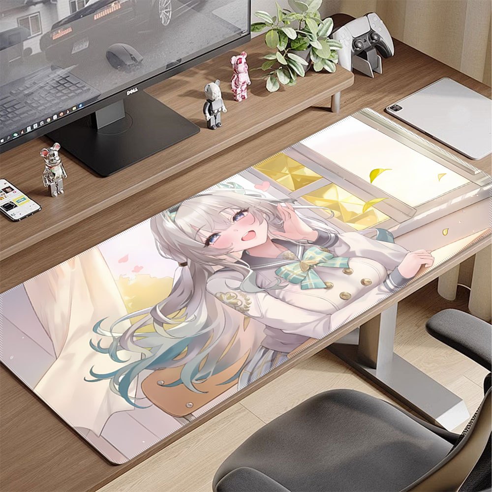 Large Anime Girl Mouse Pad Fir - Gaming Accessories Officeworks ulasan dan harga