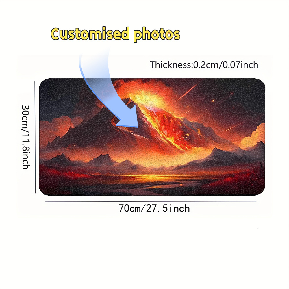 Custom Picture Gaming Desk Mat - Gaming Accessories Images ulasan dan harga