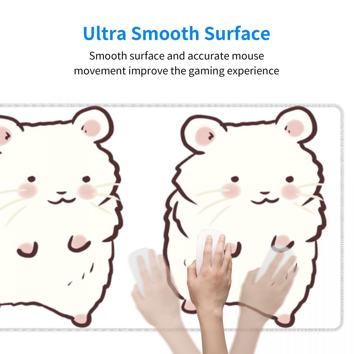 Cute Hamster Drawing Large Mou - Gaming Accessories Drawing ulasan dan harga