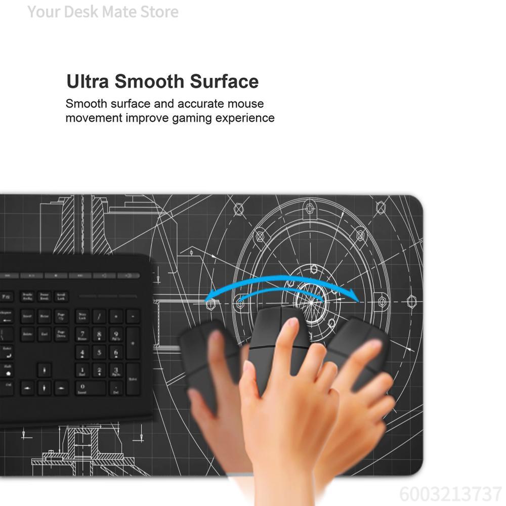 XXL Large Mouse Pad Gaming Acc - Gaming Accessories Drawing ulasan dan harga