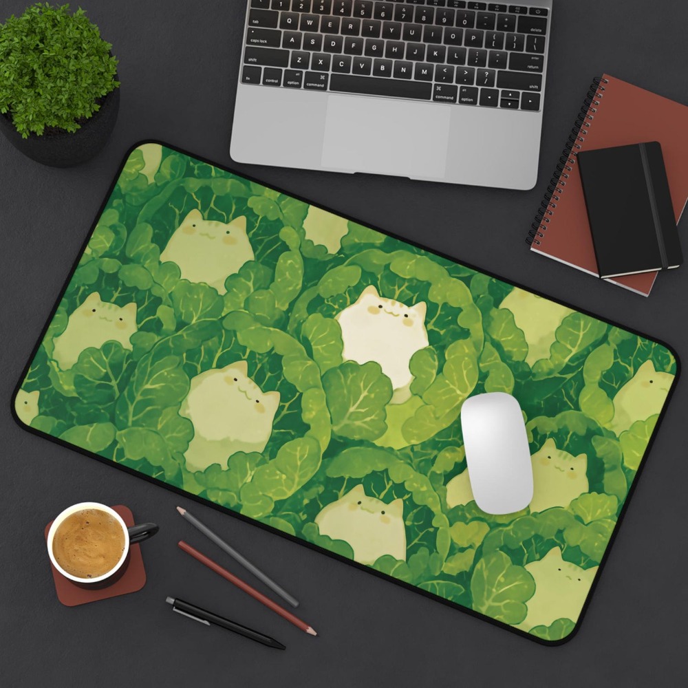 Kawaii Desk Mat, Cute Cats in  - Gaming Accessories Officeworks ulasan dan harga