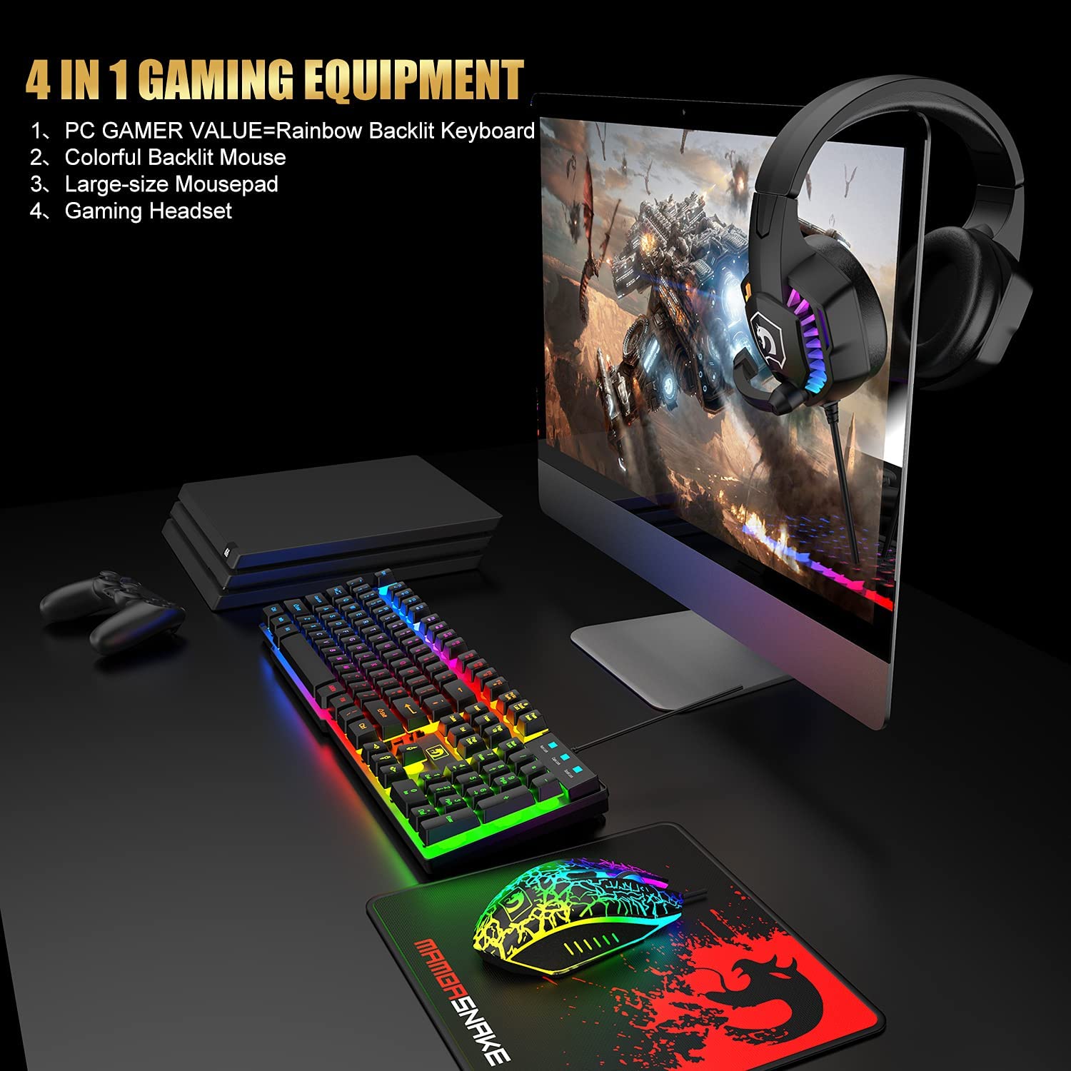 MAMBASNAKE X ZIYOULANG T11 UK  - Gaming Accessories Combo ulasan dan harga