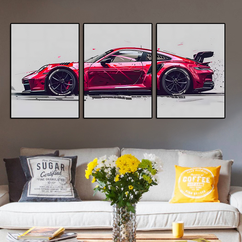 3pcs/set  frameless  3Pcs Supe - Gaming Accessories Wall ulasan dan harga