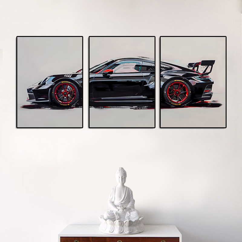 3pcs/set  frameless  3Pcs Supe - Gaming Accessories Wall ulasan dan harga