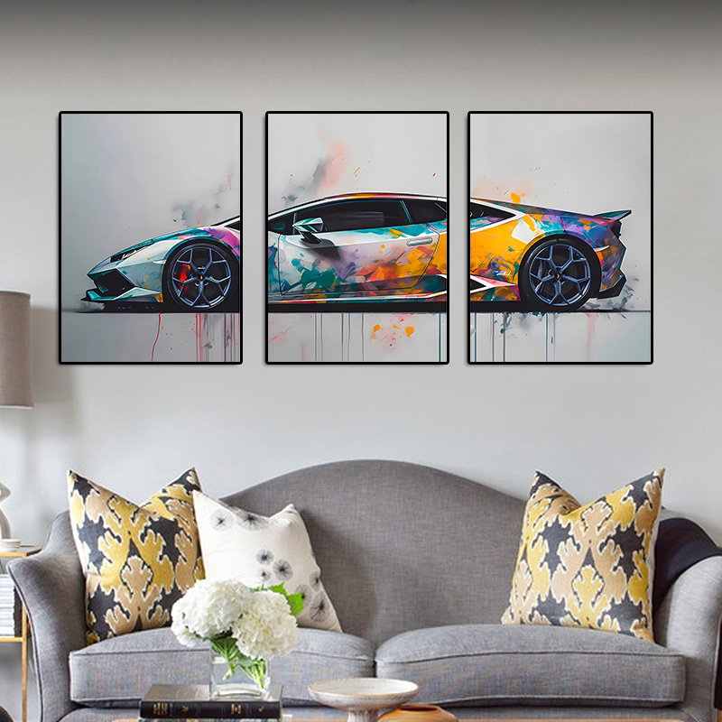 3pcs/set  frameless  3Pcs Supe - Gaming Accessories Wall ulasan dan harga
