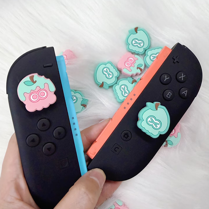 4pcs Cartoon Anime Silicone Th - Gaming Accessories Kawaii ulasan dan harga