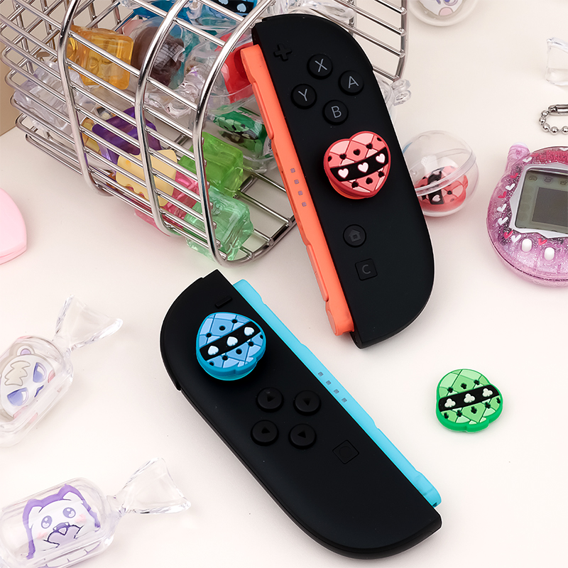 4pcs Cartoon Anime Silicone Th - Gaming Accessories Kawaii ulasan dan harga