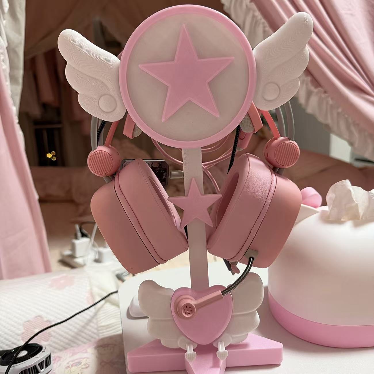 Japanese-style Headphone Stand - Gaming Accessories Kawaii ulasan dan harga