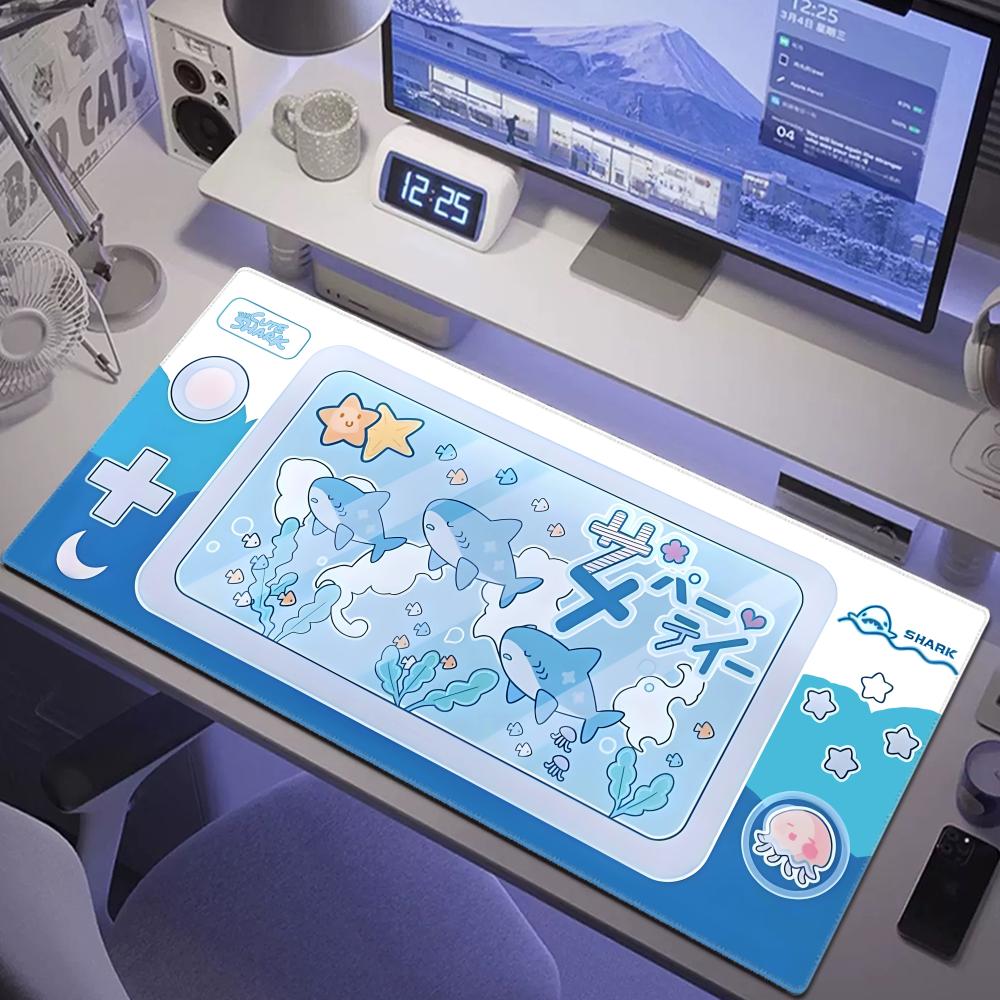 Cute Shark Party Mouse Pad Lar - Gaming Accessories Officeworks ulasan dan harga