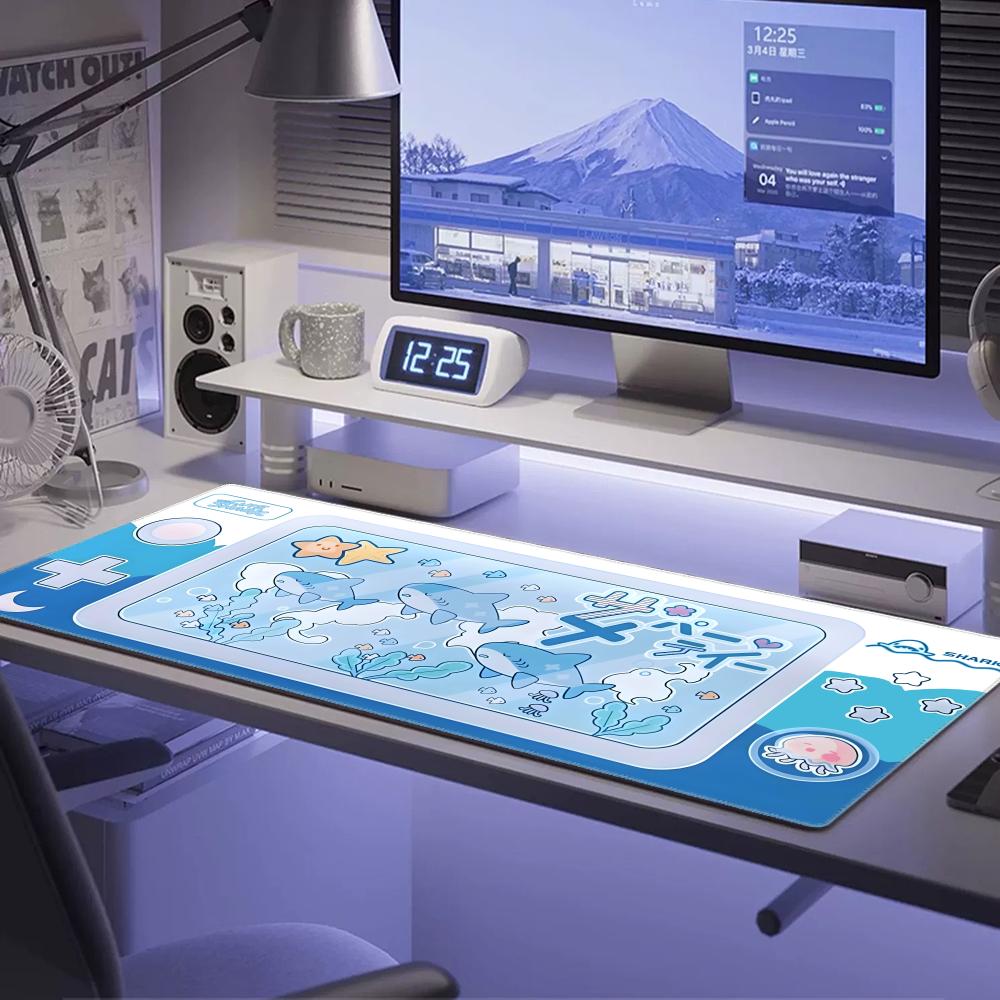 Cute Shark Party Mouse Pad Lar - Gaming Accessories Officeworks ulasan dan harga