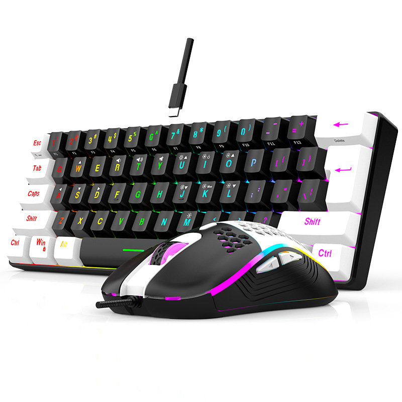 Keyboard and Mouse Sets 60% RG - Gaming Accessories Combo ulasan dan harga